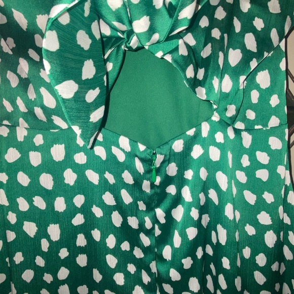Betsey Johnson Green Dots Dress SIZE 6 - Picture 6 of 12